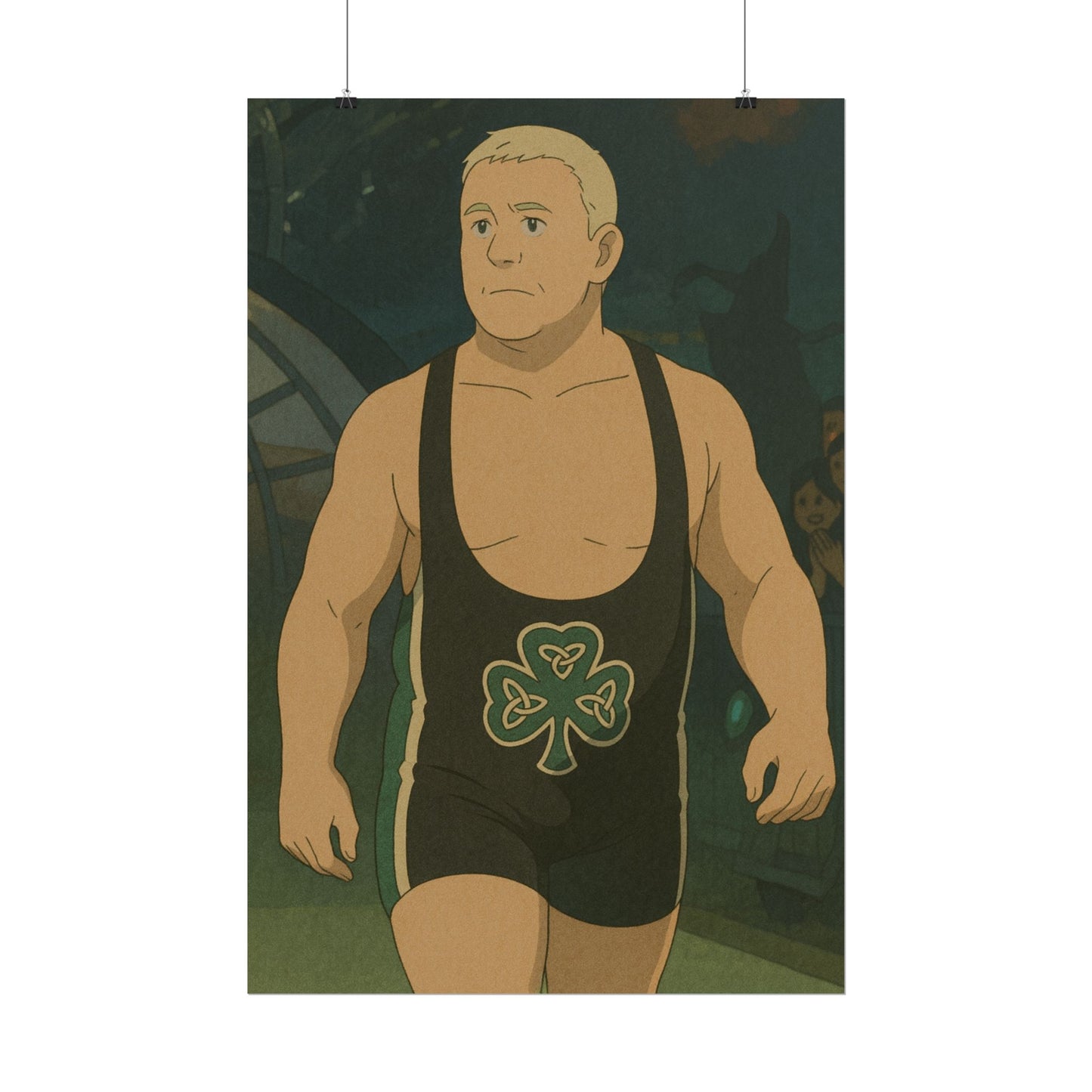 Loco Fits Anime Wrestling 'Luck of the Irish' Poster