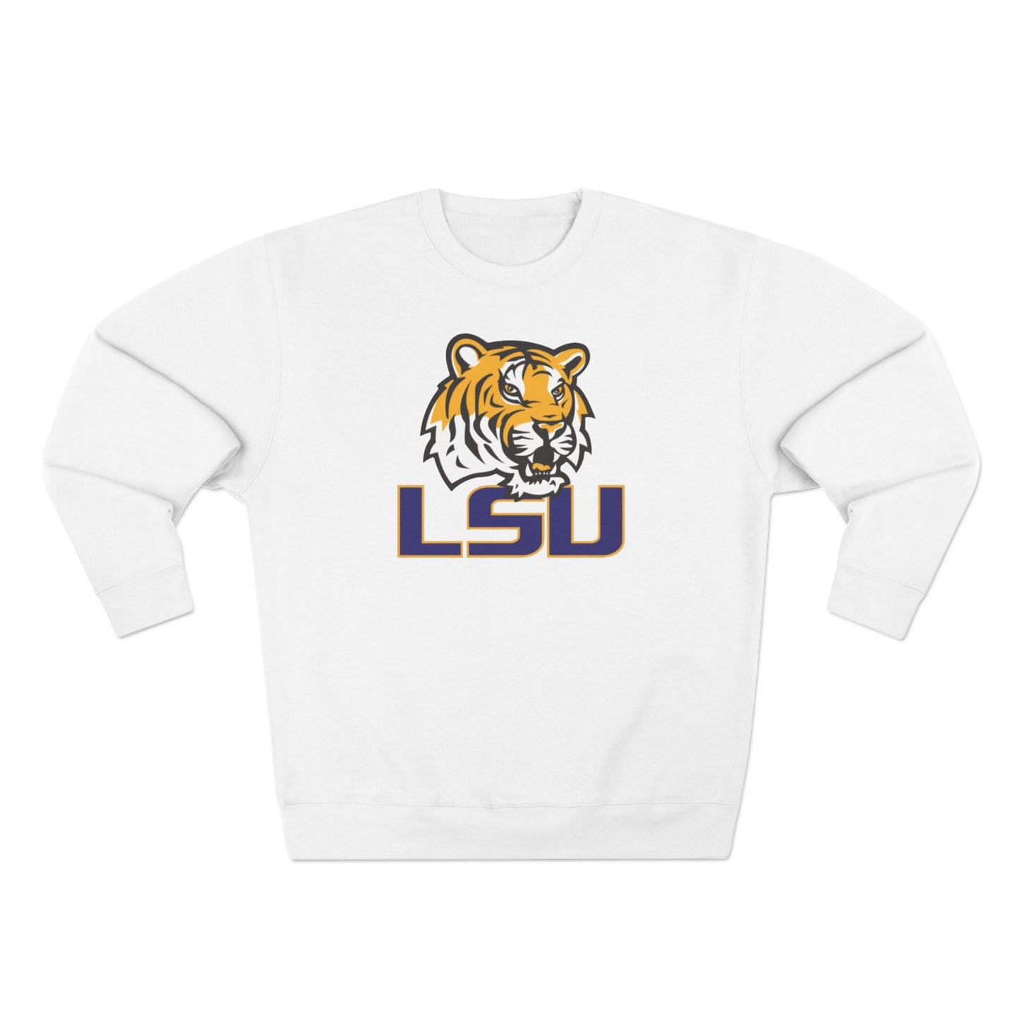'LSU Tigers Head' Cotton Crewneck Sweatshirt