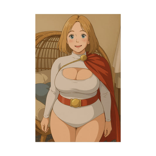 Loco Fits Anime Girls 'Cosplay Superhero Girl' Poster