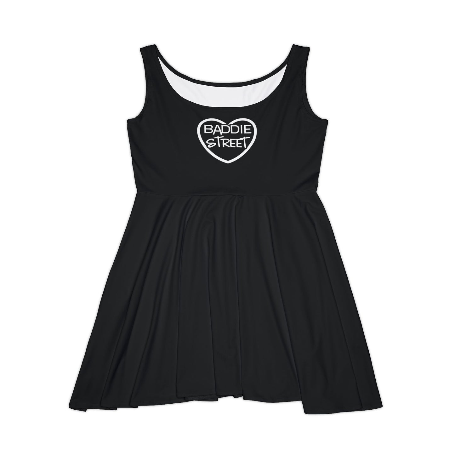 "Baddie Street" Full Heart V1 Women's Skater Dress