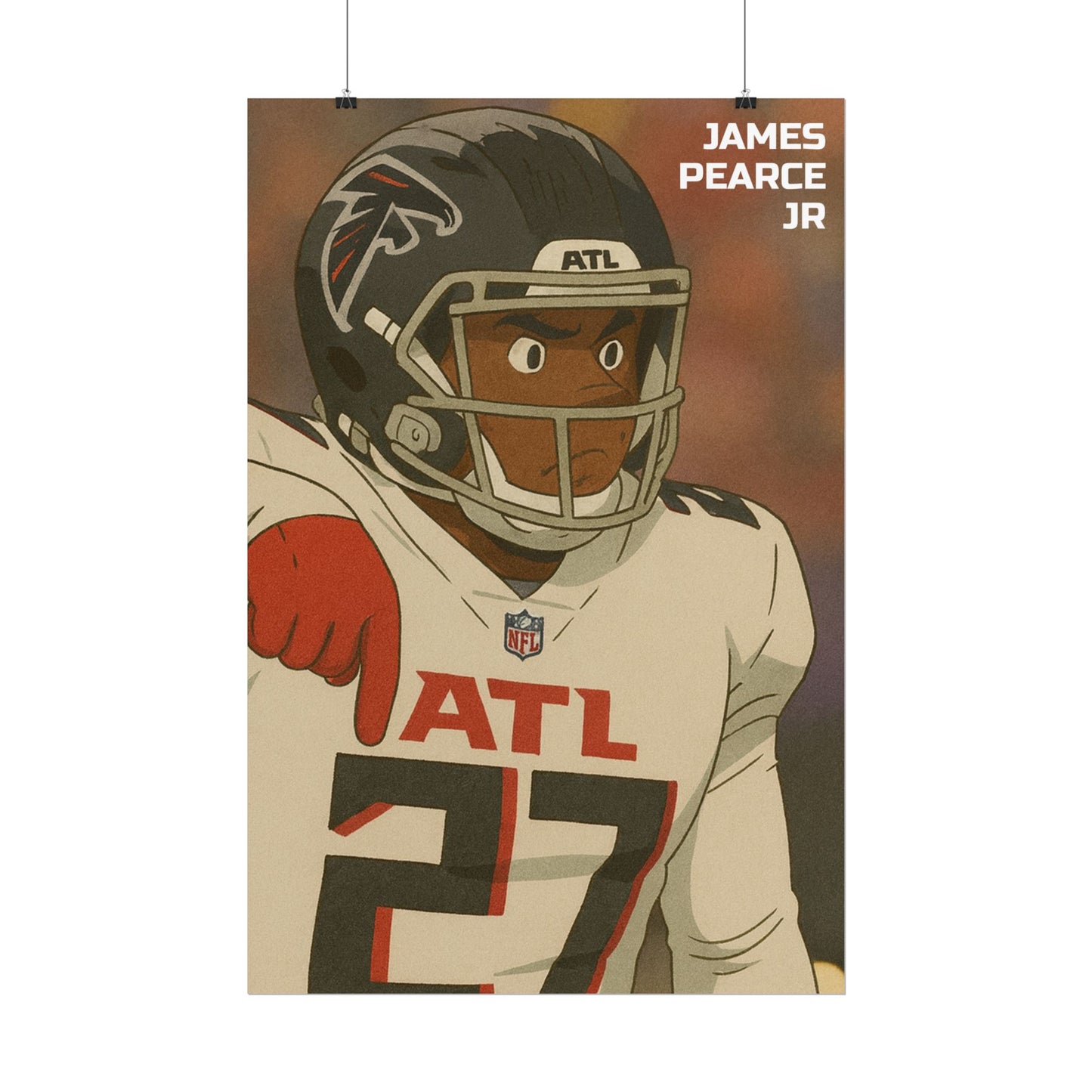 Loco Fits Anime Football 'James Pearce Jr' Poster