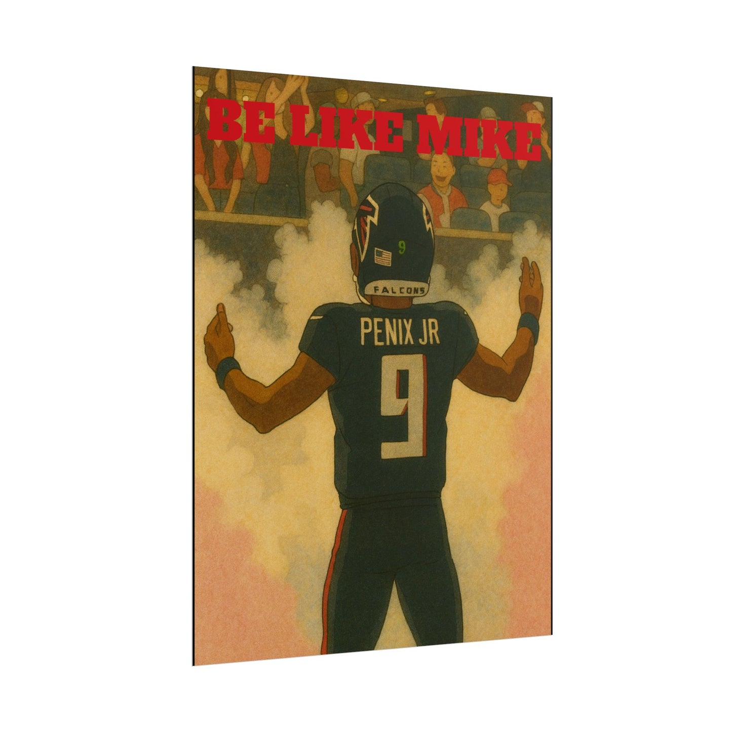 Loco Fits Anime Football 'Be Like Mike' Poster