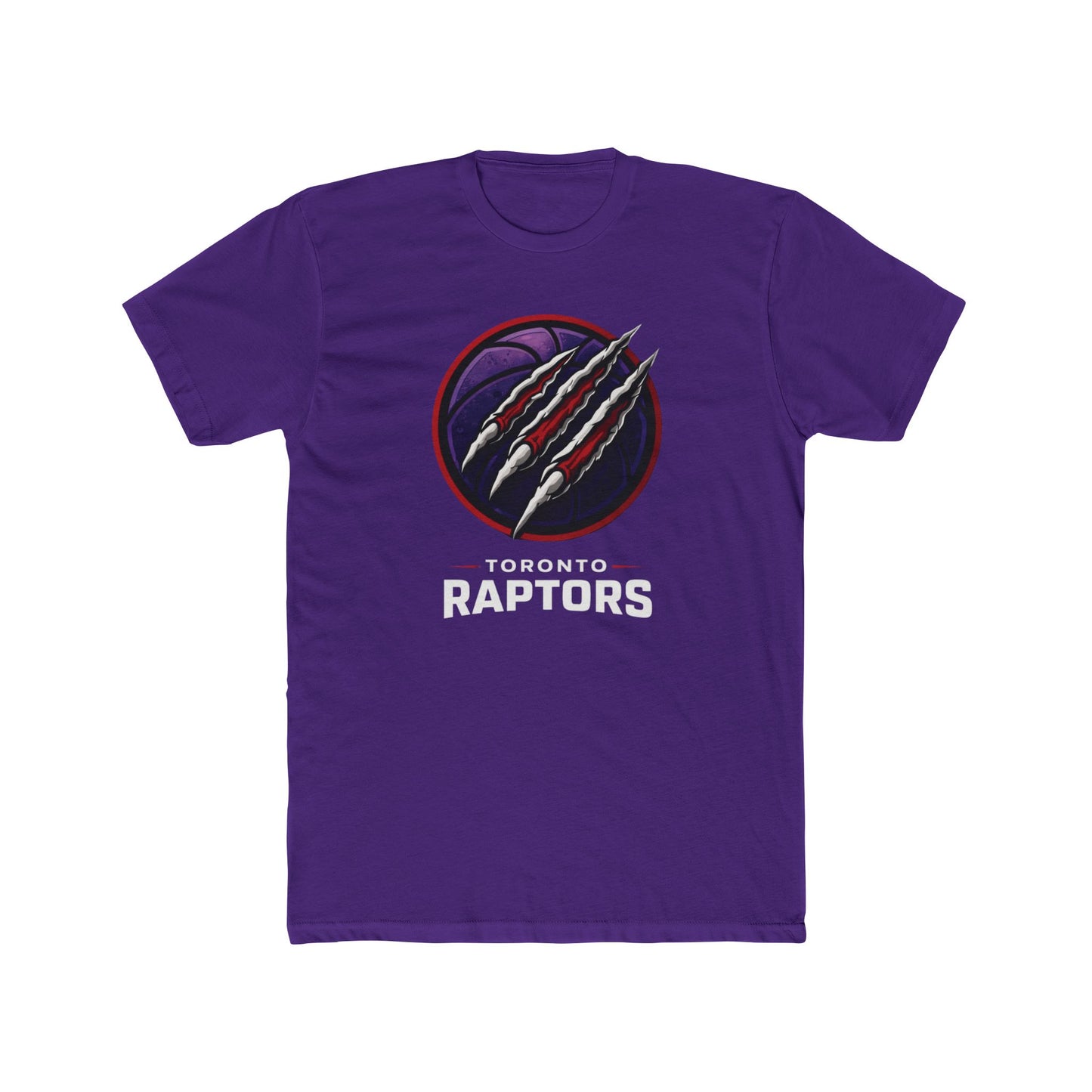 Loco Fits New "NBA Toronto Raptors Basketball Concept Logo" Cotton Crew Tee
