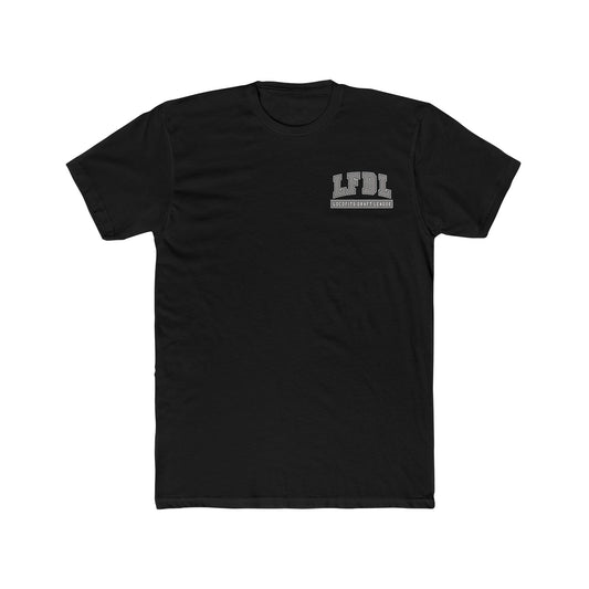 LocoFits Draft League Base Pocket Logo Cotton Crew Tee
