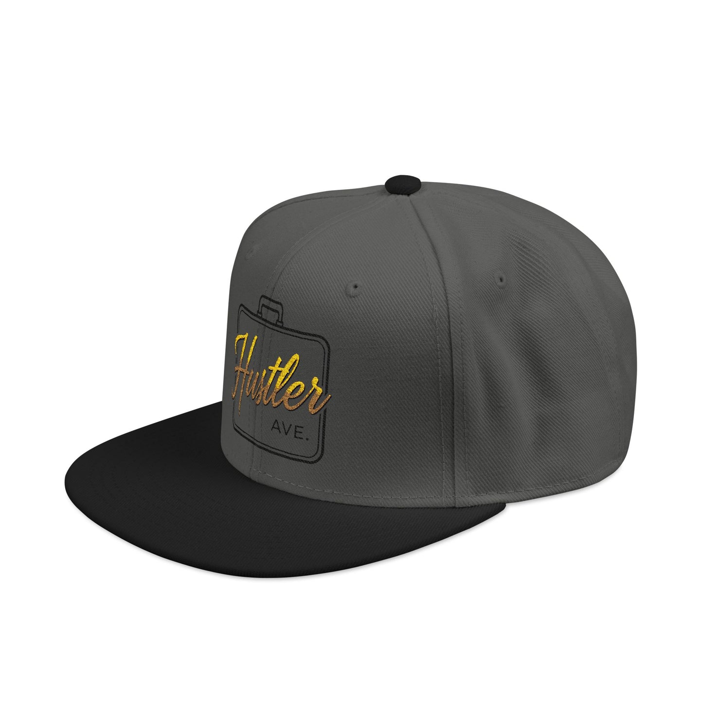 Base "Hustler Ave" All Business Gold Briefcase Snapback