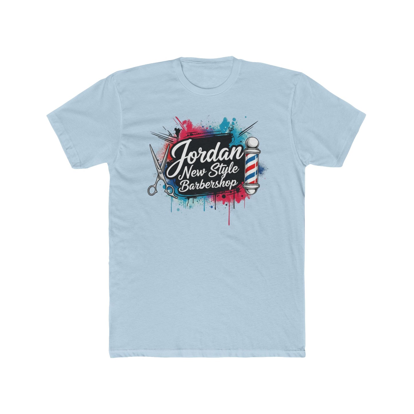 Jordan New Style Barbershop Alternative Logo V2 Cotton Crew Tee