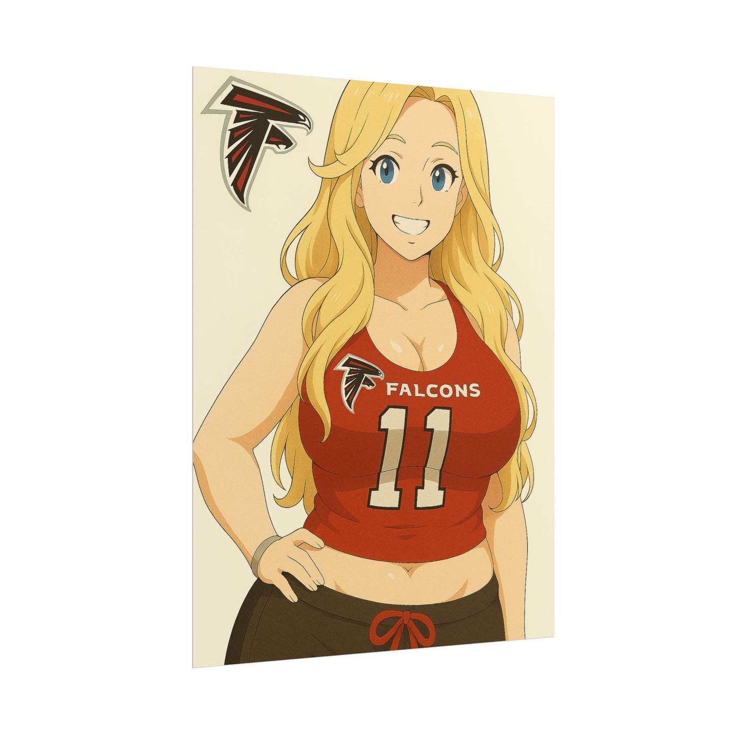 Loco Fits Anime Girls 'Falcons Girl 2' Poster