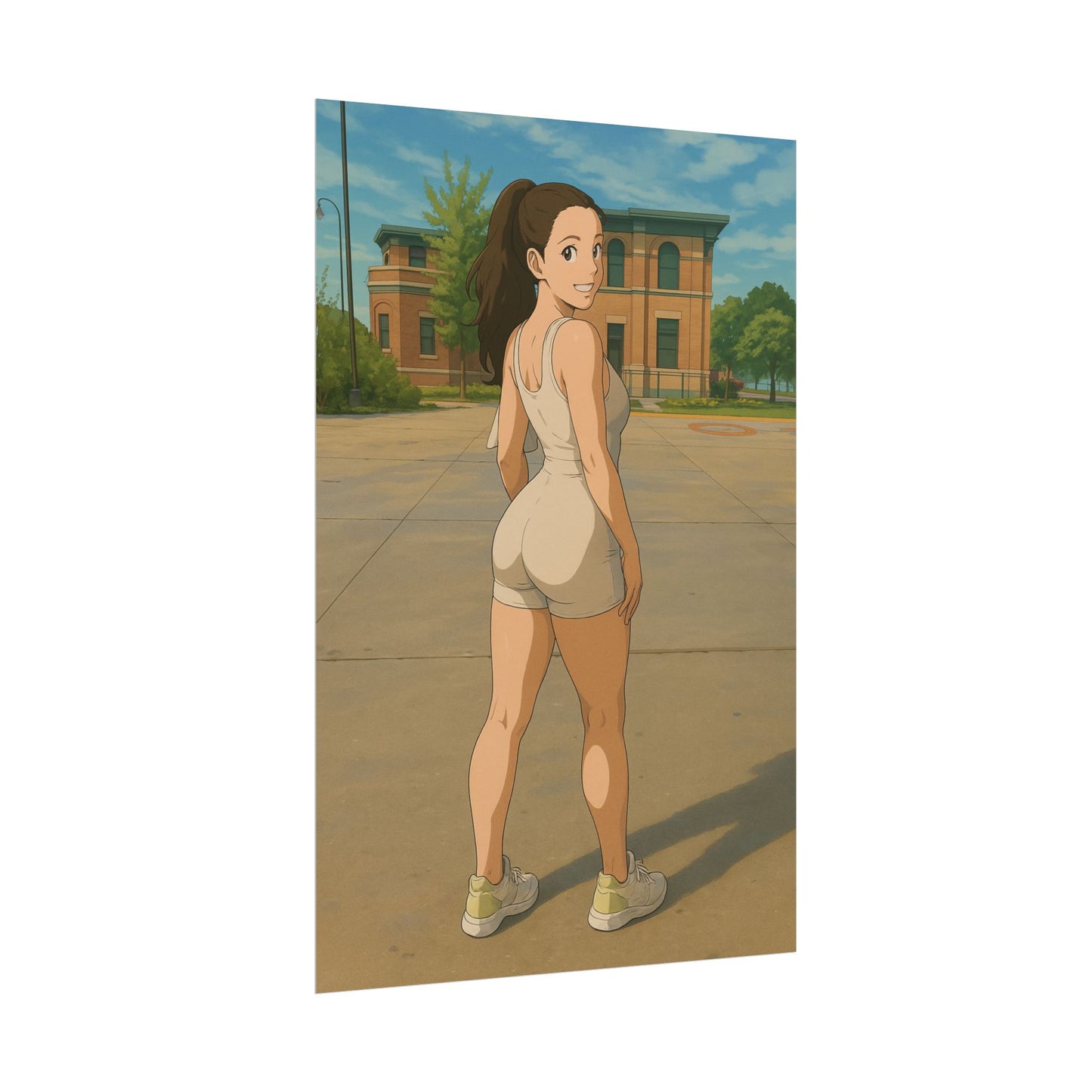 Loco Fits Anime Girls 'Catch Me If You Can' Poster