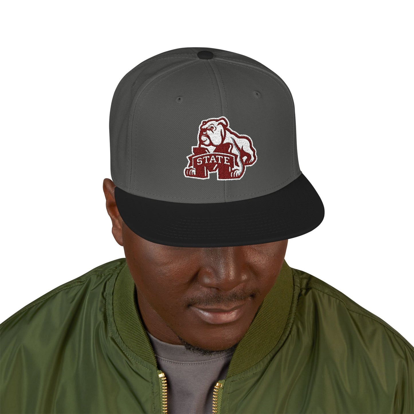 'Mississippi State Bulldog Bully' Logo Snapback