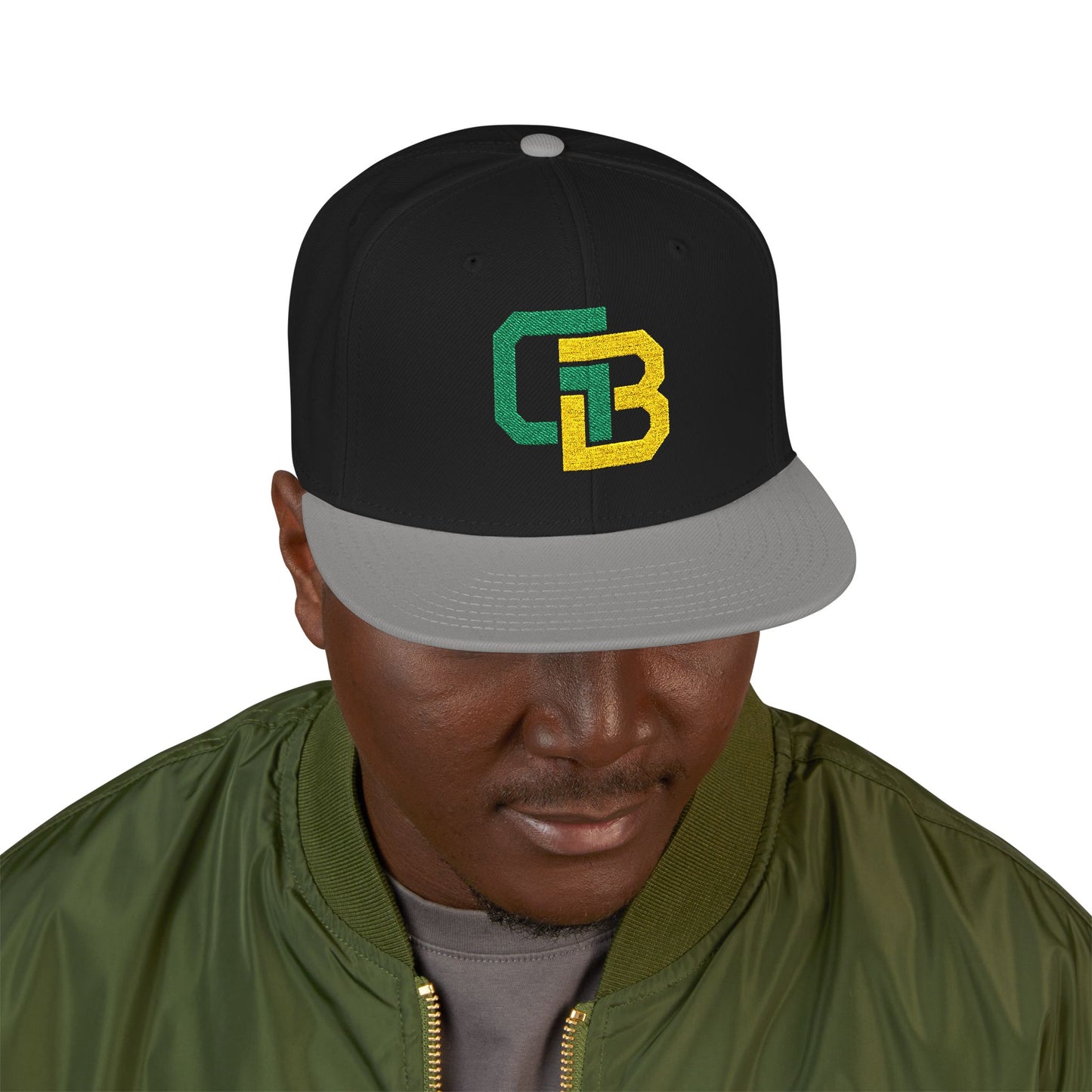 Loco Fits "NFL Green Bay Packers Letters GB Concept Logo" Snapback (Embroidery)