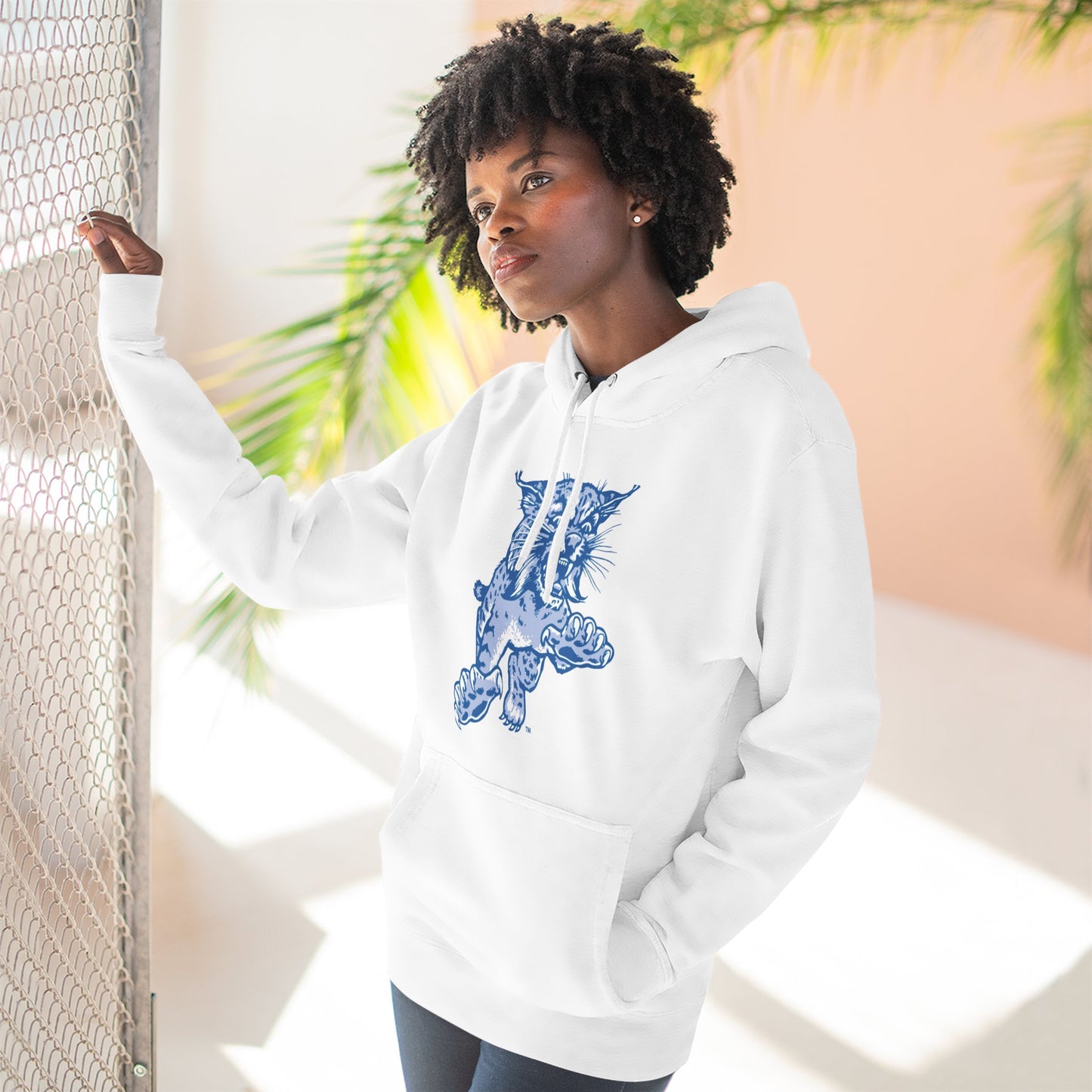 'Kentucky Wildcats The Wildcat' Three-Panel Fleece Hoodie