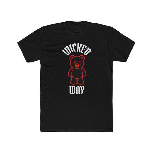 "Wicked Way" Deady Bear Cotton Crew Tee