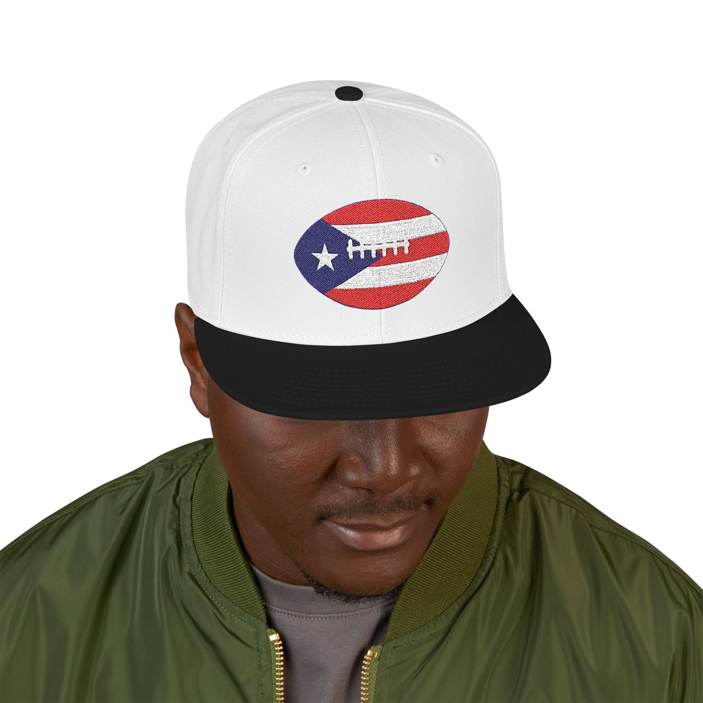 Nation "Wicked Way" Puerto Rico Football Flag Snapback