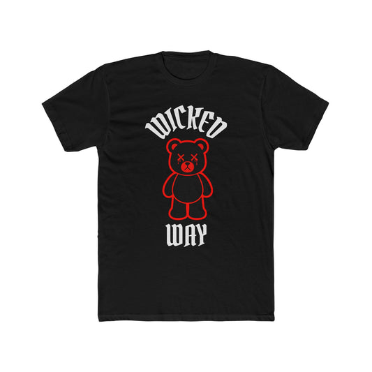 "Wicked Way" Deady Bear V1 Cotton Crew Tee