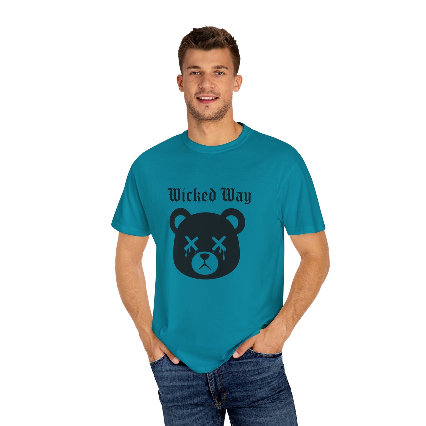 "Wicked Way" Dead Bear Head T-Shirt (Multi Color Options)