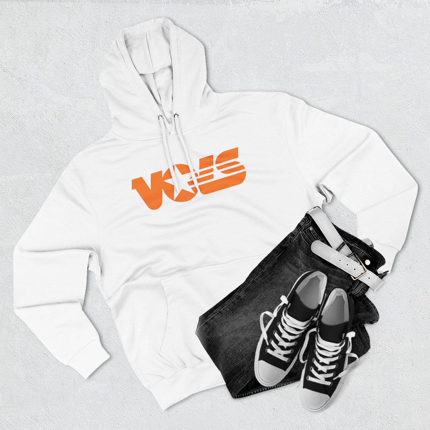 'Vols' Three-Panel Fleece Hoodie
