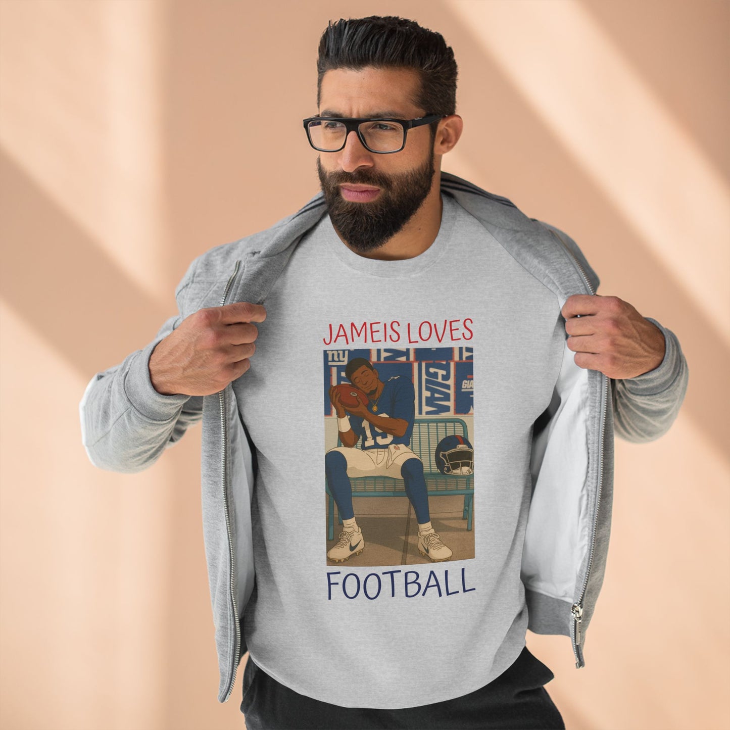 Anime Football 'Jameis Loves Football' Crewneck Sweatshirt