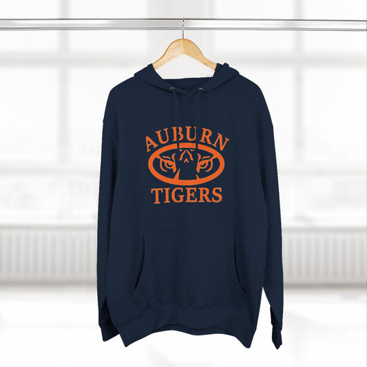 'Auburn Tigers Orange' Three-Panel Fleece Hoodie