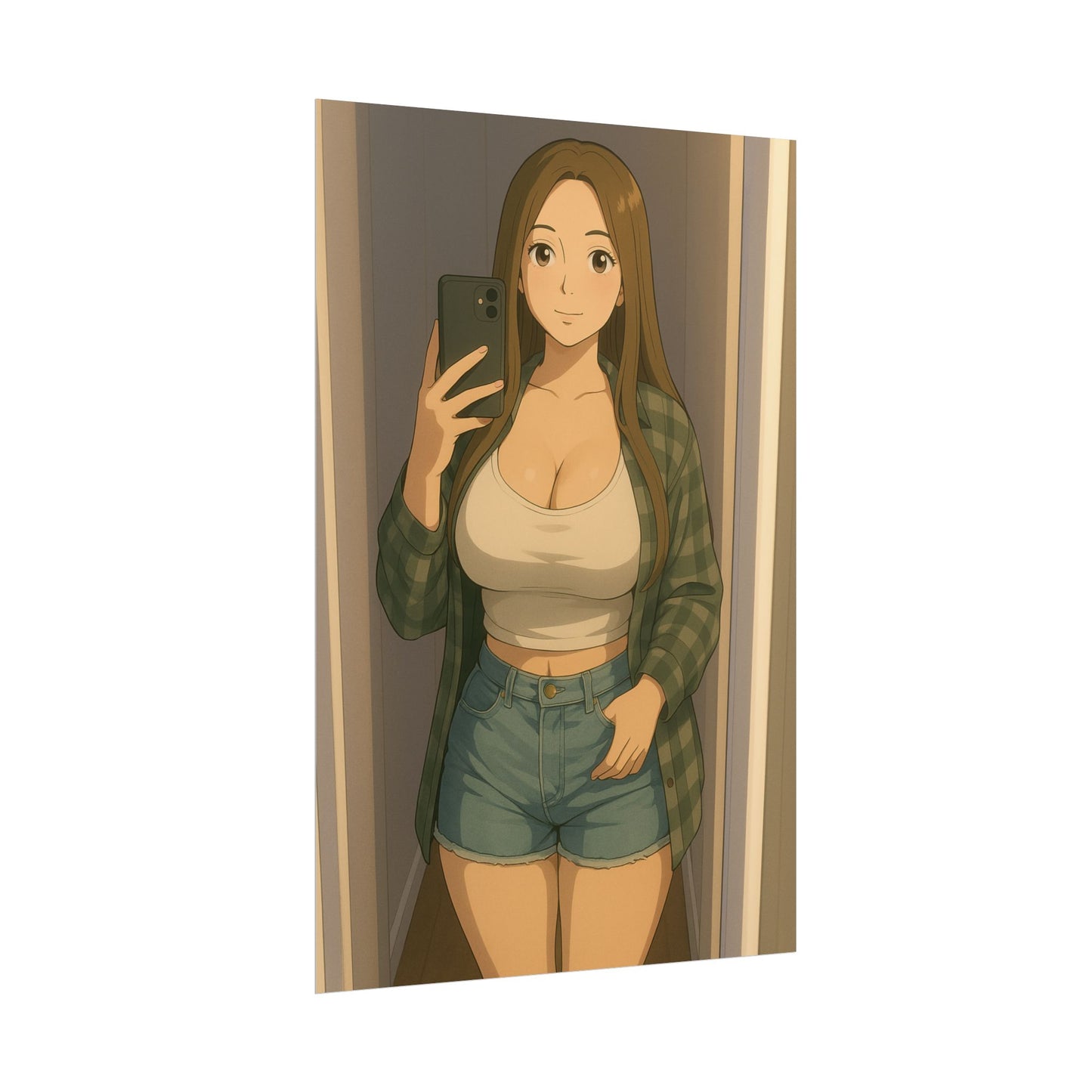 Loco Fits Anime Girls 'Gurnge Selfie' Poster