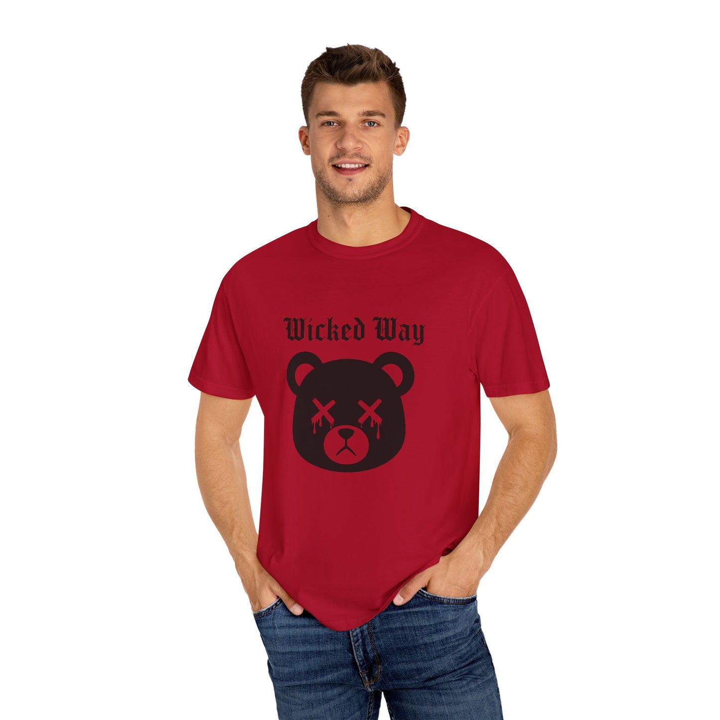 "Wicked Way" Dead Bear Head T-Shirt (Multi Color Options)