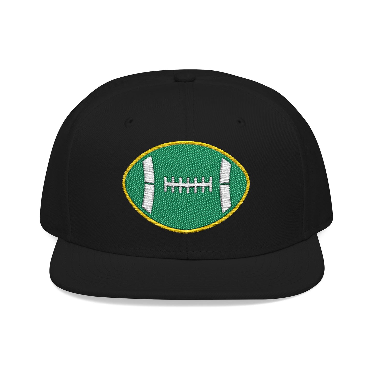 Legends "Wicked Way" Football White, Green, & Yellow Logo Snapback