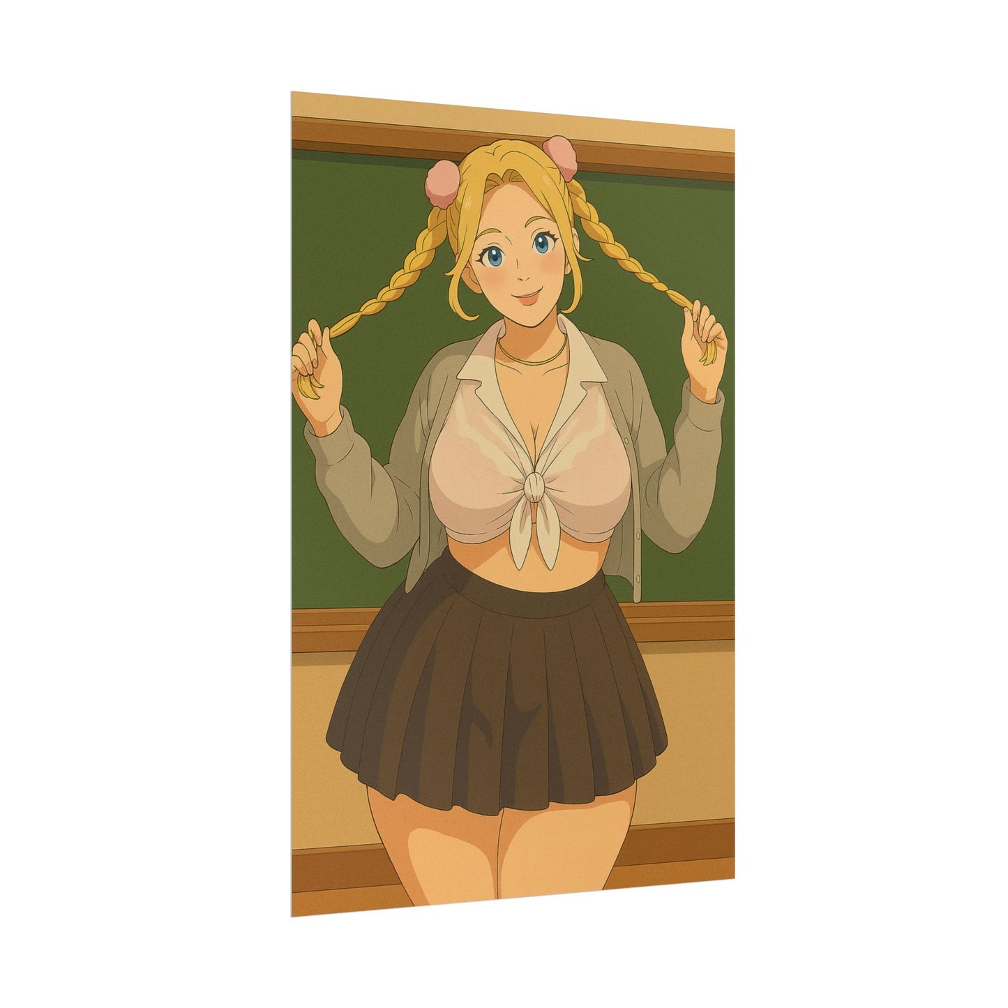 Loco Fits Anime Girls 'Seductive School Girl' Poster