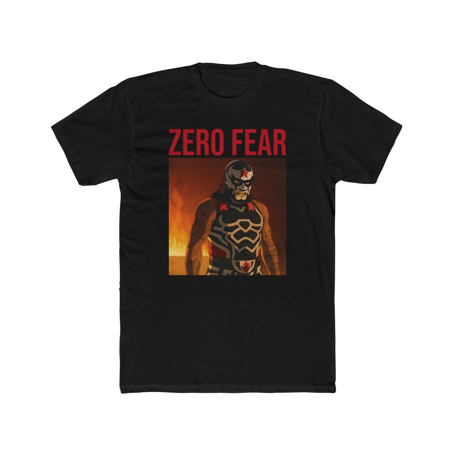 Loco Fits Anime Wrestling 'Zero Fear' Cotton Crew Tee
