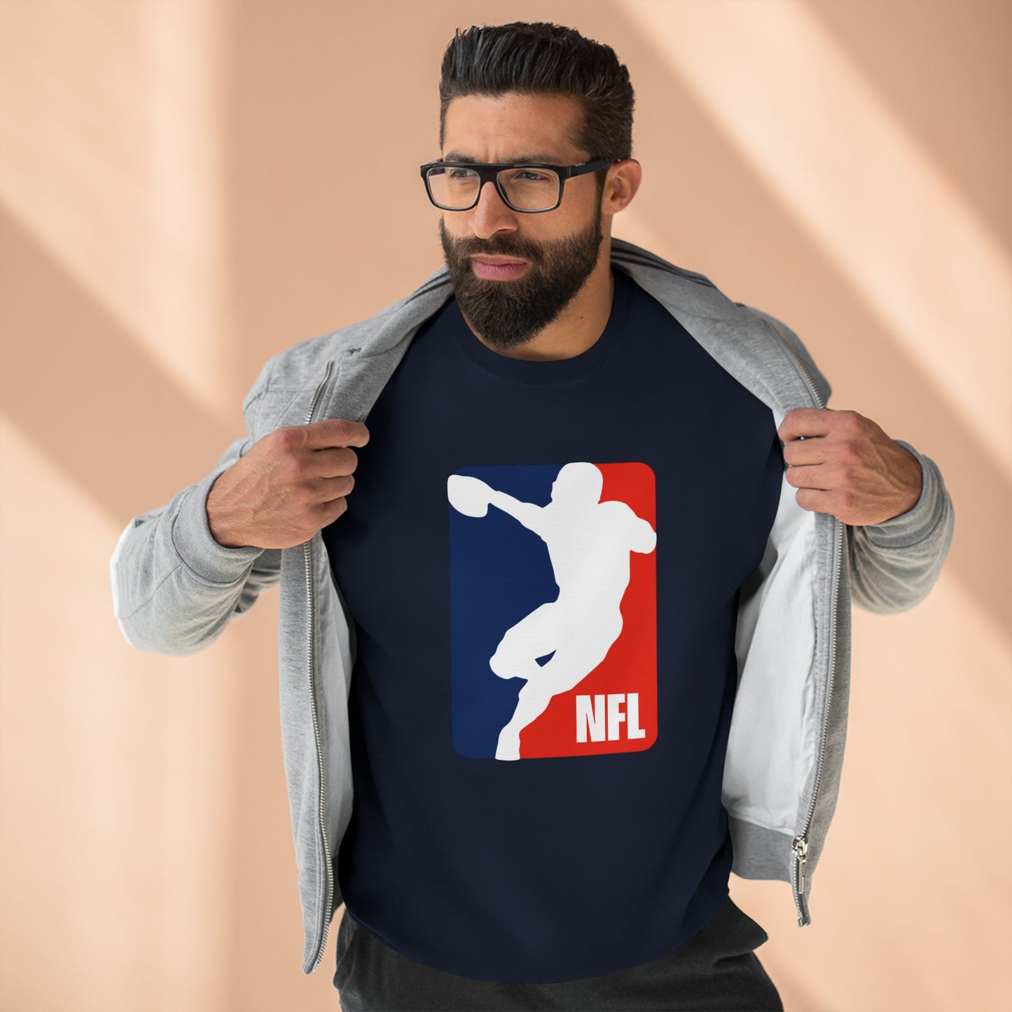 Loco Fits 'NFL Concept Logo' Crewneck Sweatshirt