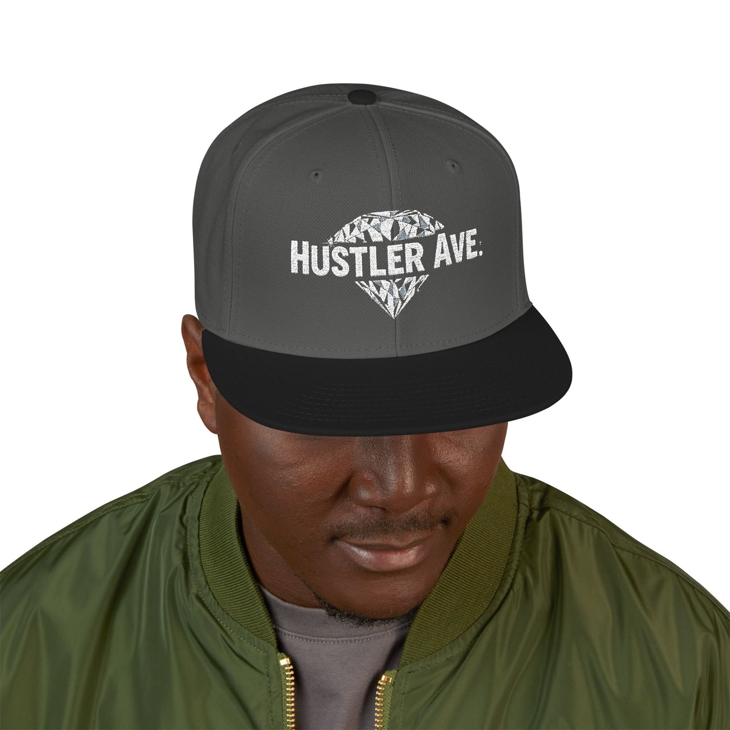 Base "Hustler Ave" Diamond Status Alt. Snapback (Multi Color Options)
