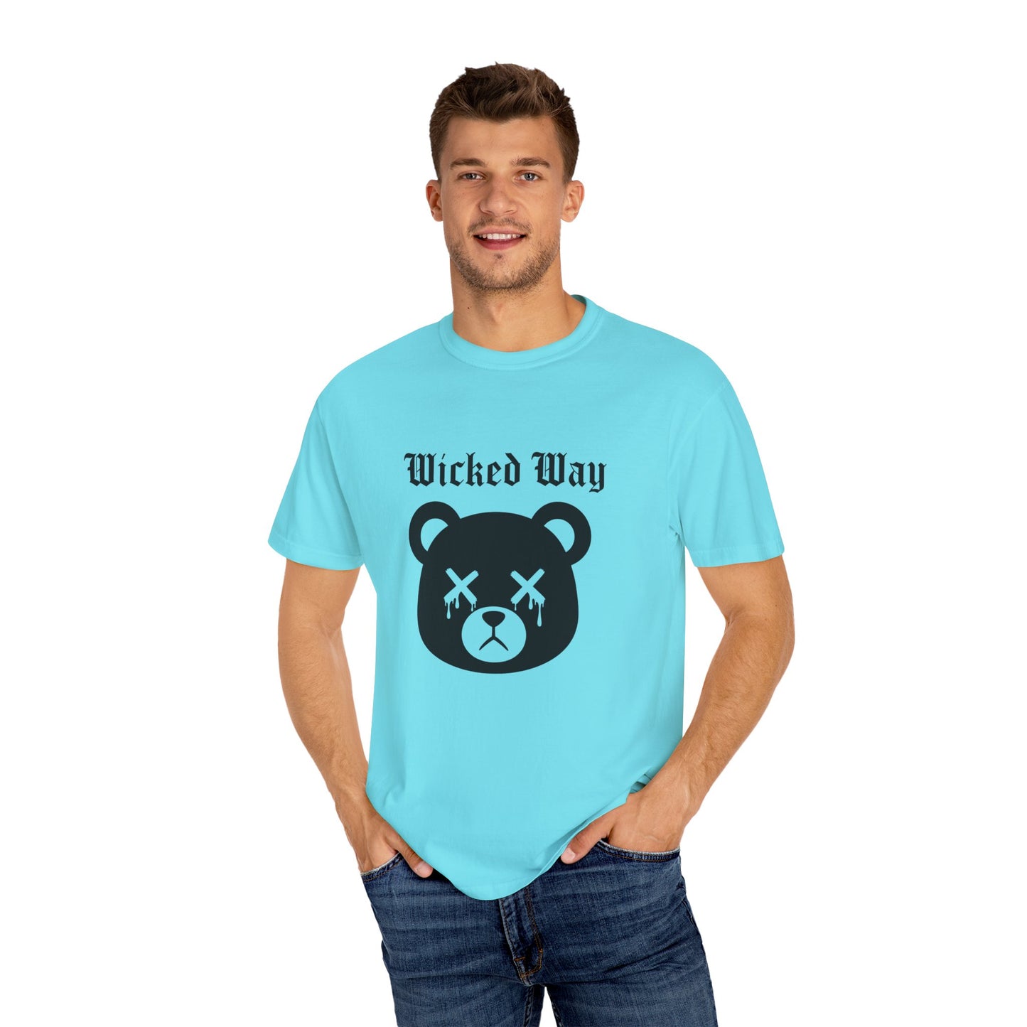 "Wicked Way" Dead Bear Head T-Shirt (Multi Color Options)
