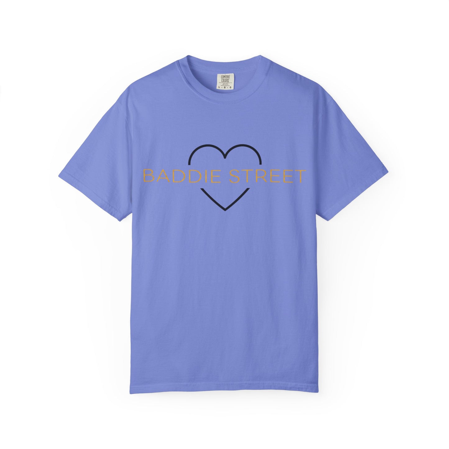 "Baddie Street" Classy Heart Gold Multi Color Option T-Shirt