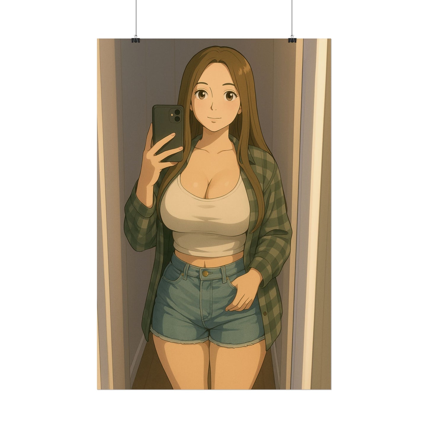 Loco Fits Anime Girls 'Gurnge Selfie' Poster