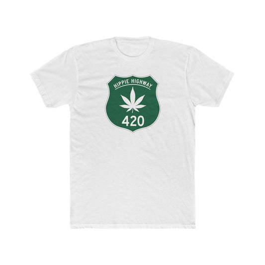 "Hippie Highway" 420 Road Sign Graphic Tee