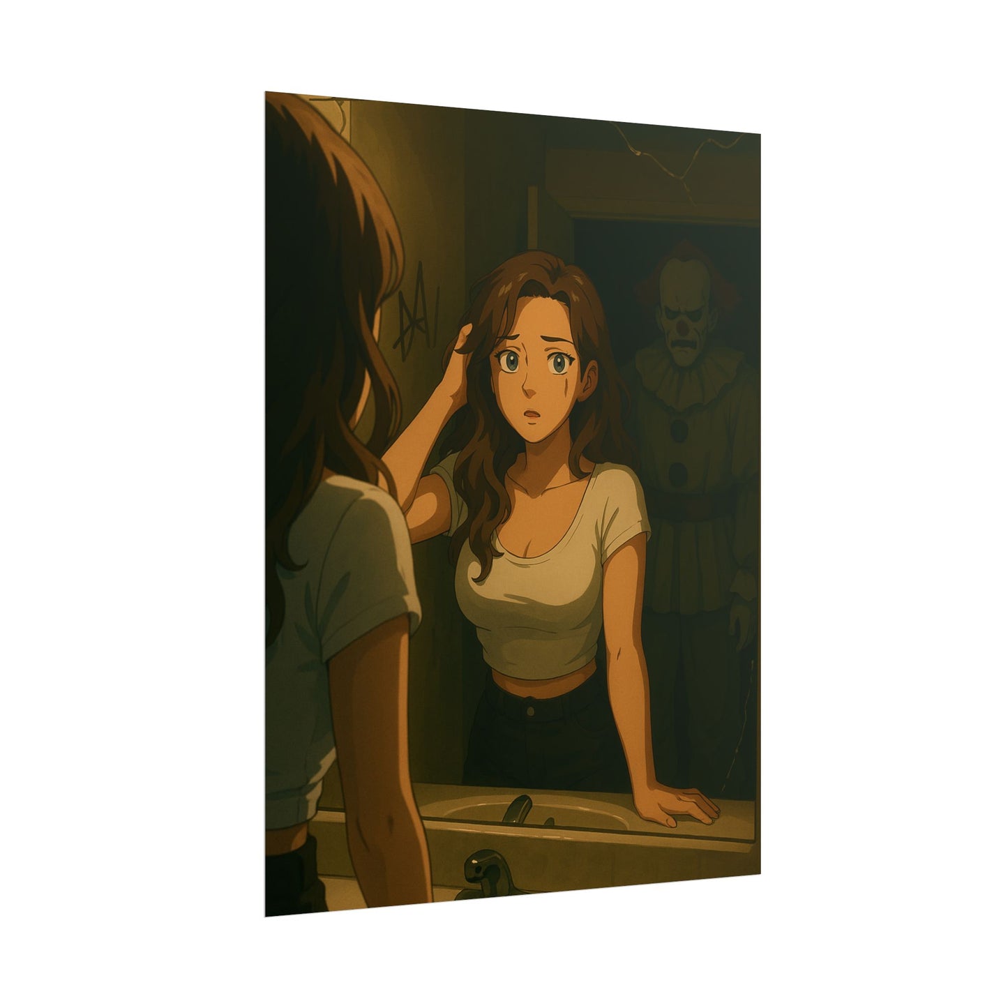 Loco Fits Anime Girls 'When IT comes' Poster