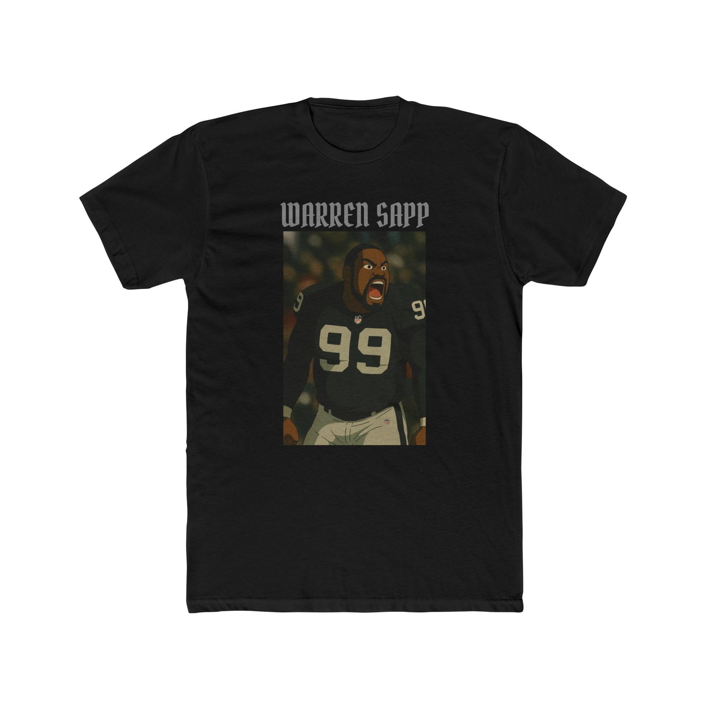 Anime Football 'Warren Sapp' Cotton Crew Tee