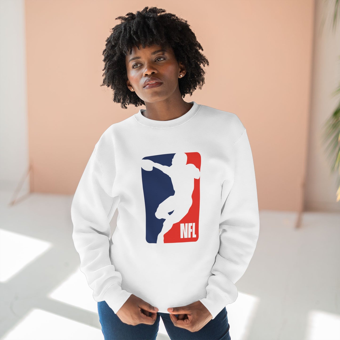 Loco Fits 'NFL Concept Logo' Crewneck Sweatshirt
