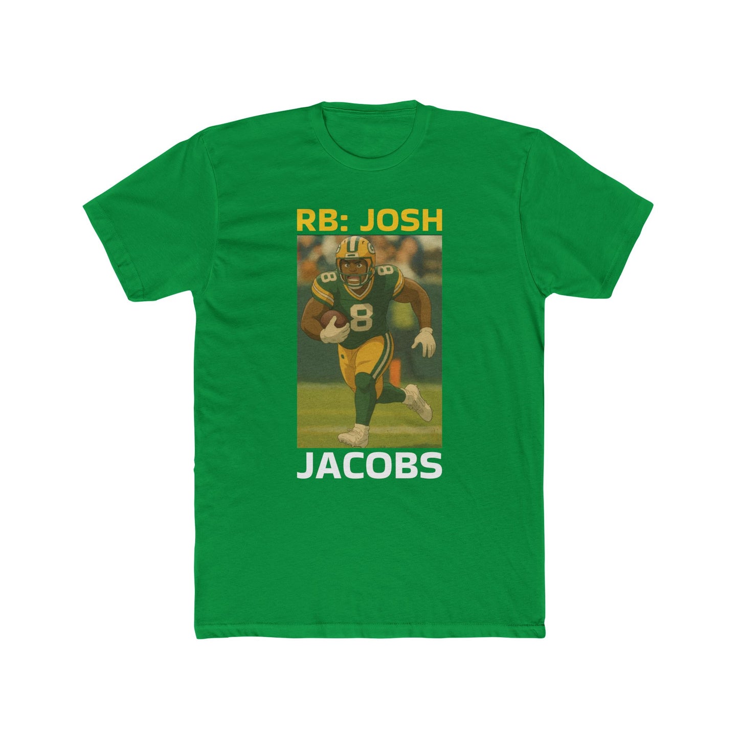 Anime Football 'RB: Josh Jacobs' Cotton Crew Tee