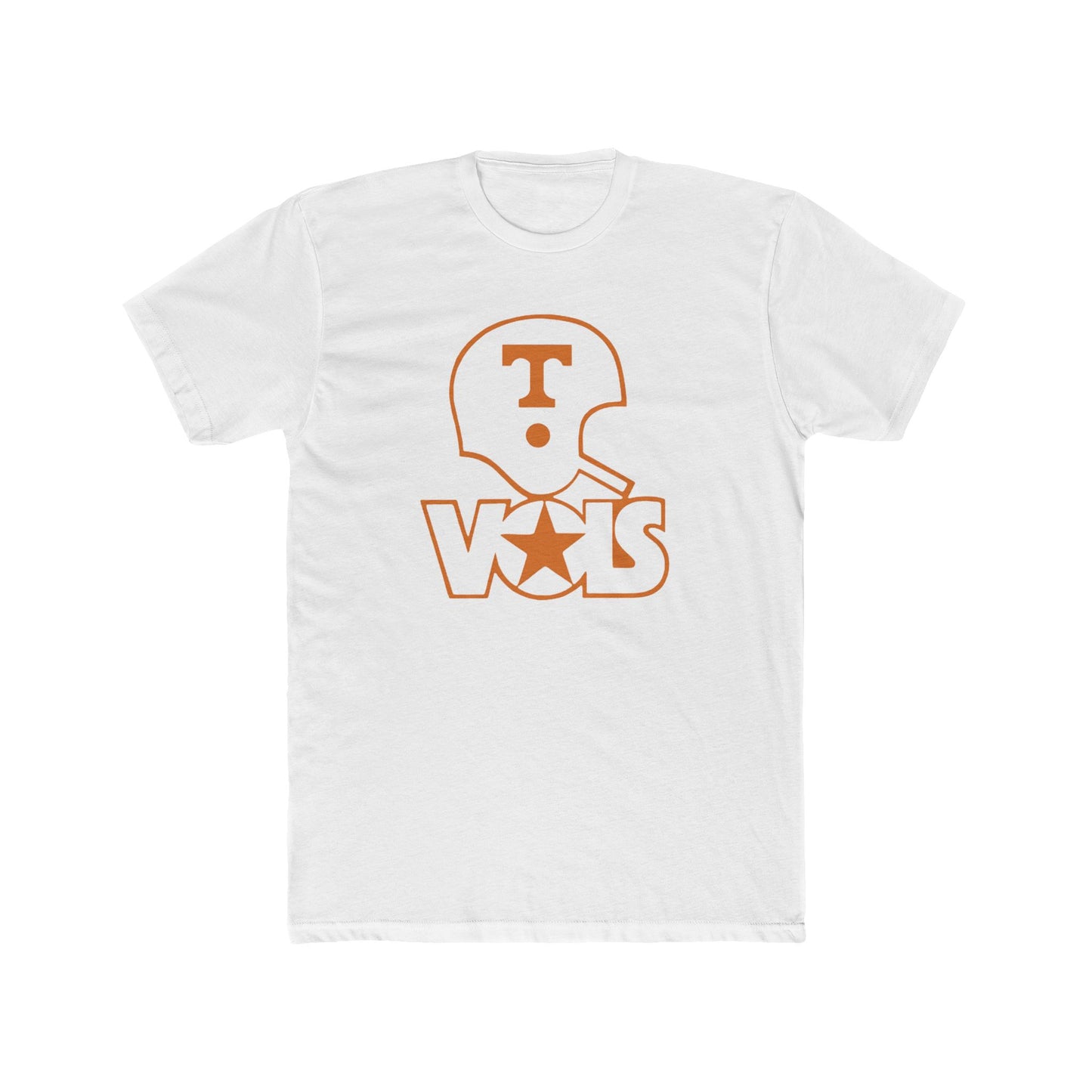 'Vols Football Helmet' Cotton Crew Tee