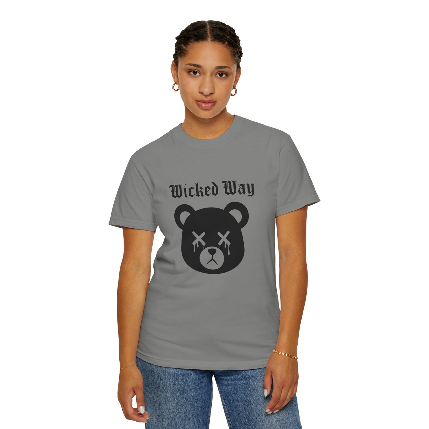 "Wicked Way" Dead Bear Head T-Shirt (Multi Color Options)