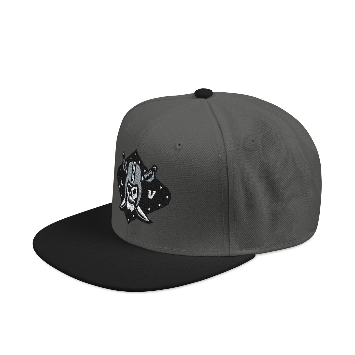 Loco Fits "NFL Las Vegas Raider Skull SIgn Concept Logo" Snapback (Embroidery)
