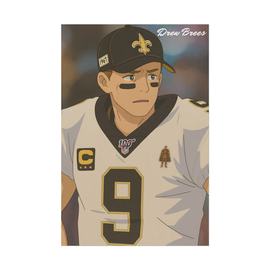 Loco Fits Anime Football 'Drew Brees' Poster