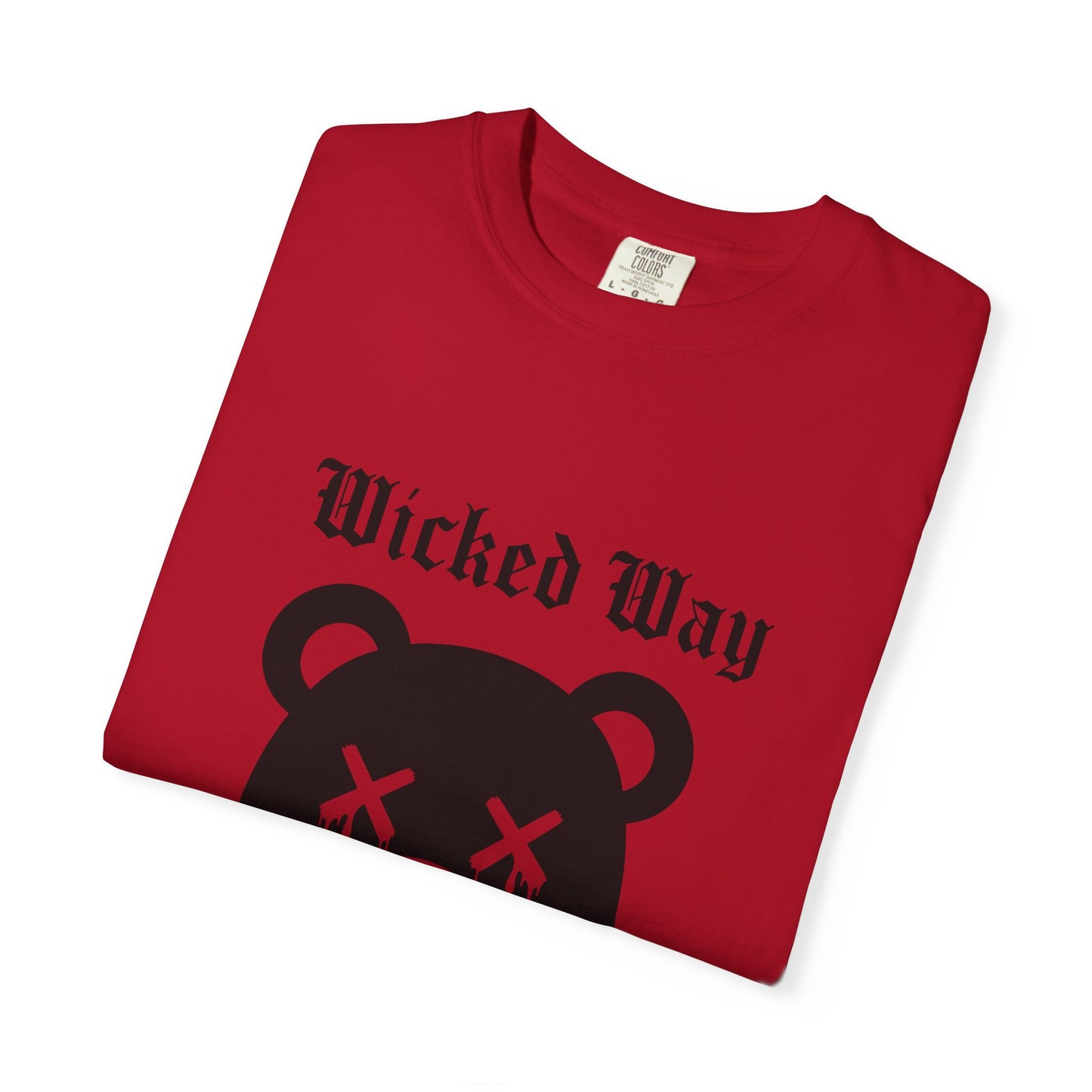 "Wicked Way" Dead Bear Head T-Shirt (Multi Color Options)