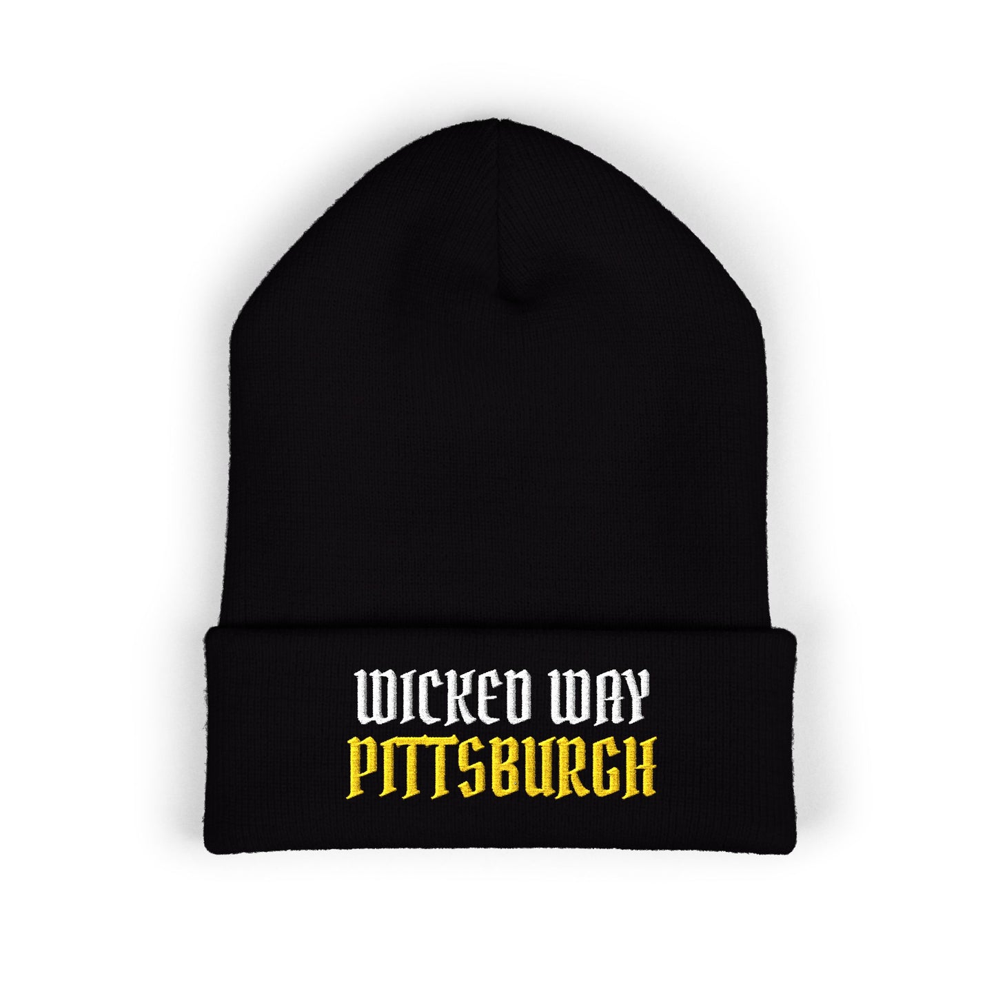 "Wicked Way" Pittsburgh Cuffed Beanie