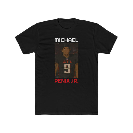 Anime Football 'Michael Penix Jr.' Cotton Crew Tee