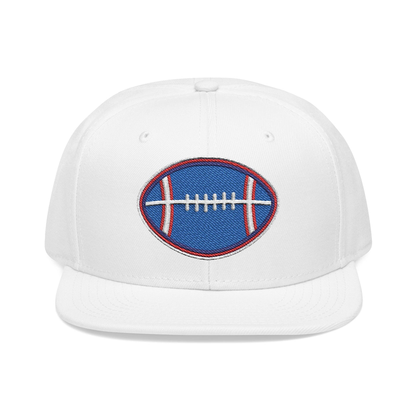 Legends "Wicked Way" Football White, Royal Blue, & Red Logo Snapback