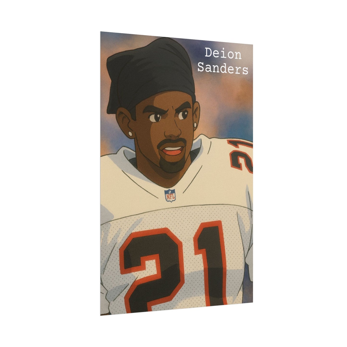 Loco Fits Anime Football 'Deion Sanders' Poster