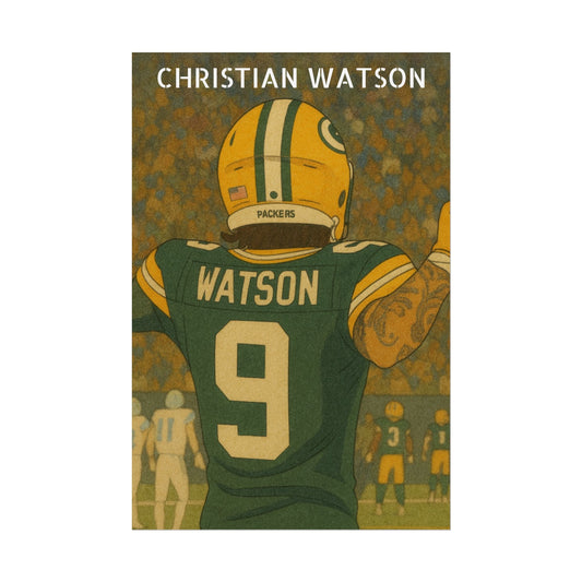 Loco Fits Anime Football 'Christian Watson' Poster