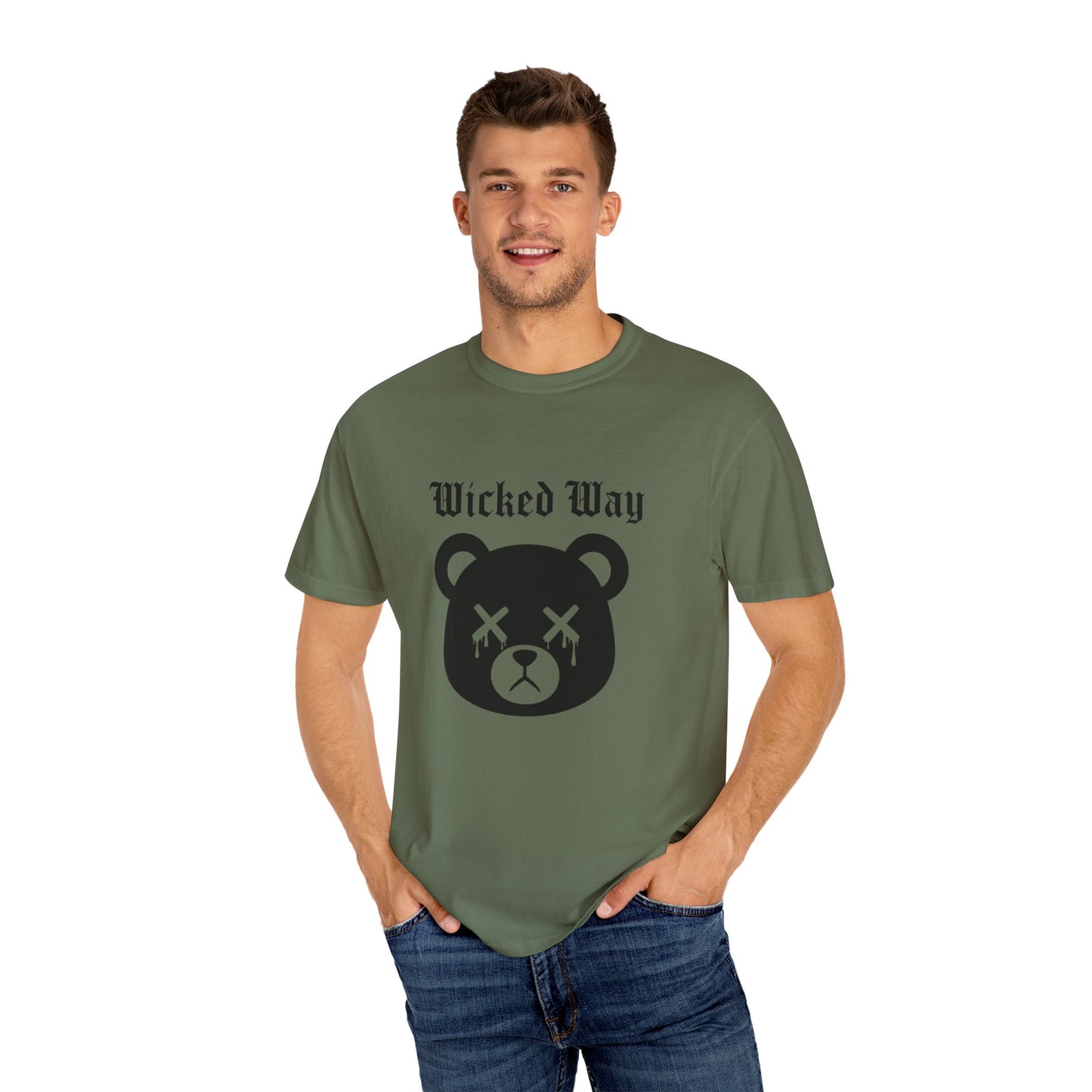 "Wicked Way" Dead Bear Head T-Shirt (Multi Color Options)
