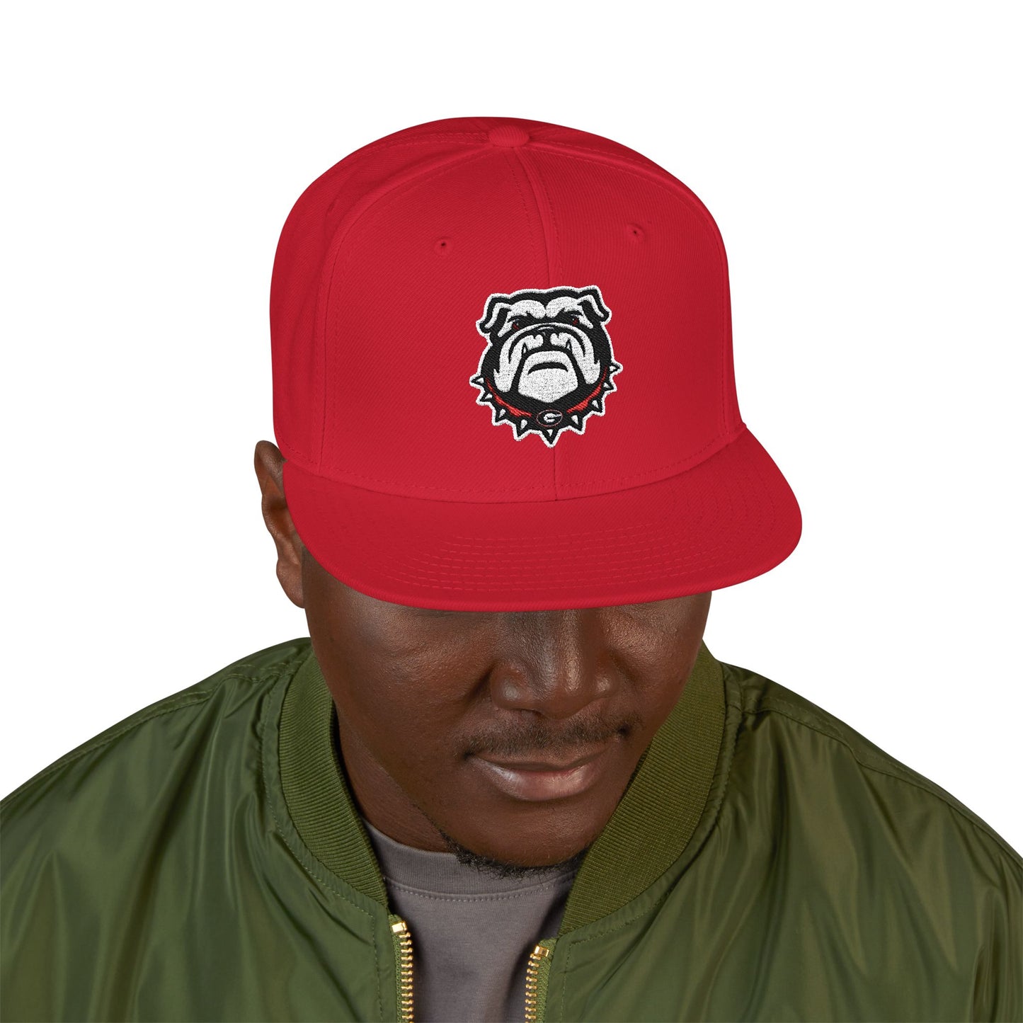 'Georgia Bulldog Head' Logo Snapback