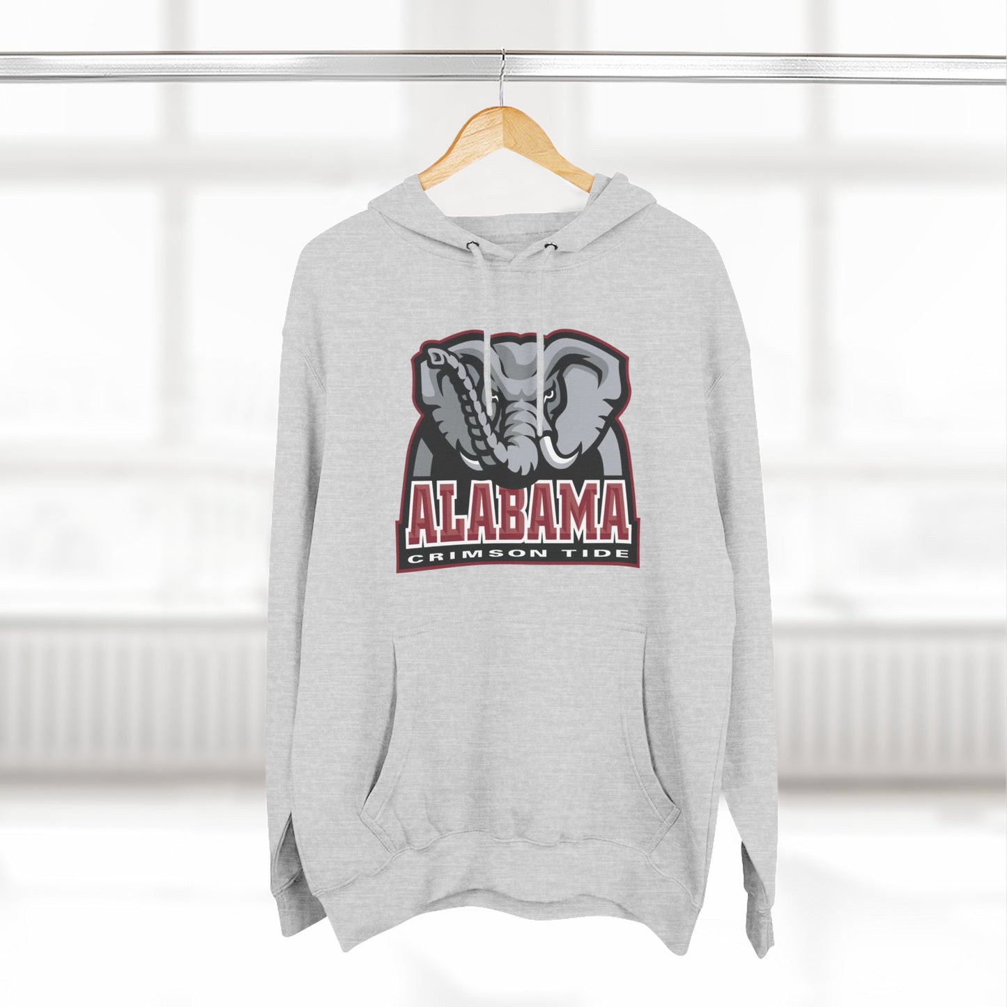 'Alabama Crimson Tide Big Al' Three-Panel Fleece Hoodie